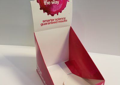 Sample counter display box