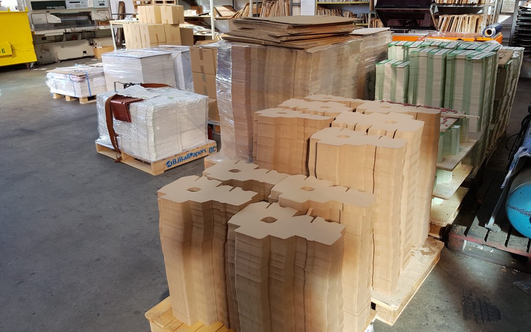 Work on factory floor.