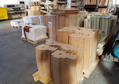 Work on factory floor.